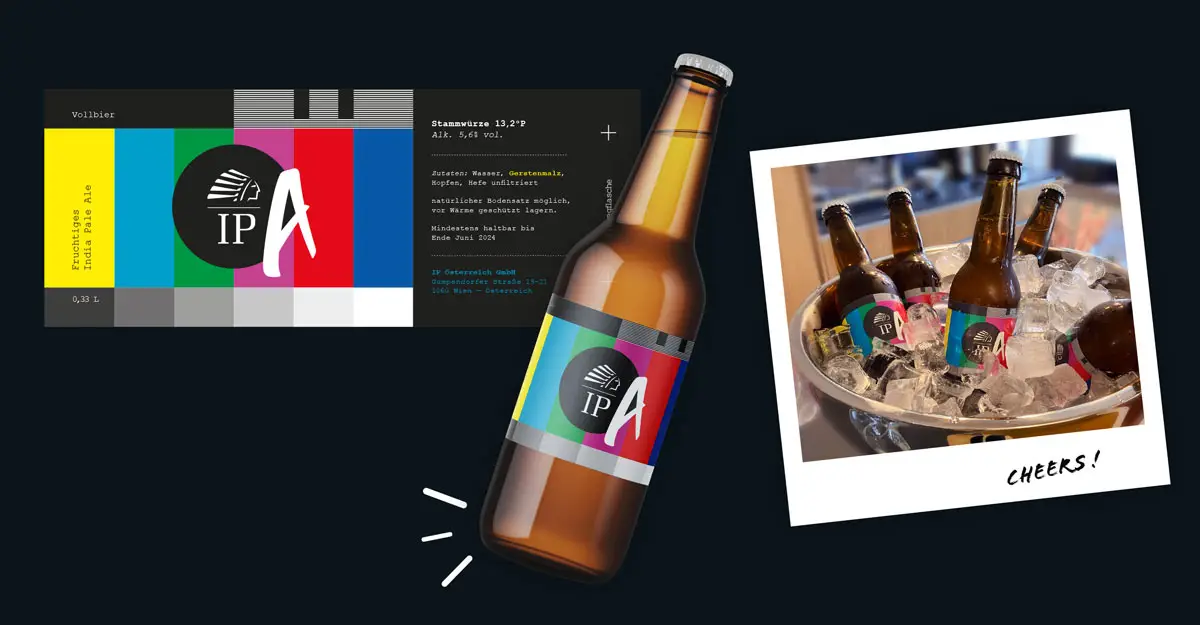 Design Pesendorfer: Etikett Pale Ale »IPA« für IP Österreich